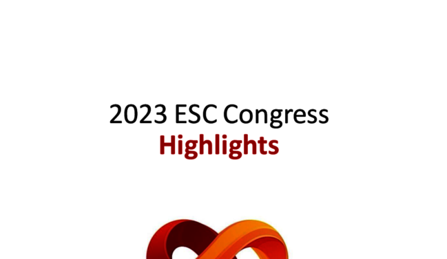2023 ESC Congress highlights